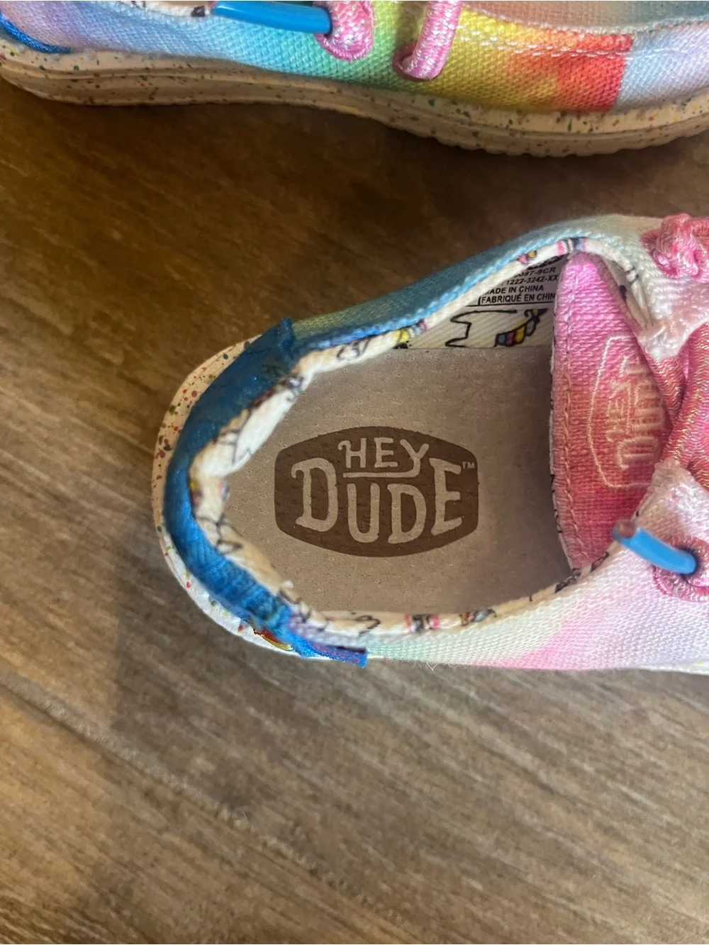 Hey Dude Kids Tie-Dye Hey Dudes - Pink, Blue, Green, Yellow